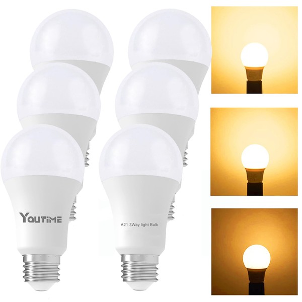 Youtime LED Light Bulbs,3 Way LED Light Bulbs 50 100
