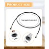 7641443183 Transmission Speedometer Cable Fits for 55 56 57 Chevy