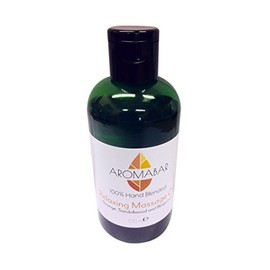 Relaxing Massage Oil 100ml with Sweet Orange, Sandalwood & Bergamot in Grapeseed 100% Pure & Natural for Men or Women