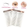 Minkissy Makeup Stickers 12pcs Eyebrow Stickers Eyebrows Eyebrow Grooming Imitation