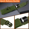 bvya 2 Pack Tactical Molle Flashlight Pouch Holster Case Belt