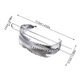 Vaguelly 3pcs Vintage Hair Pins Elegant Leaf Design Hair Sticks for Women for Weddings Parties and Everyday Use Durable Lightweight Accessories