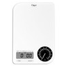 Ozeri ZK18-WB Rev Digital Kitchen Scale with Electro-Mechanical Weight Dial,