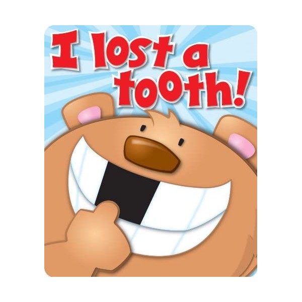 Carson Dellosa I Lost a Tooth Motivational Stickers (168054)