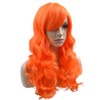 BERON 24" Stylish Long Curly Orange Hair Wig Party Perruque
