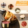 BangBoom 6 PCS 304 Stainless Steel Dipping Sauce Cups with