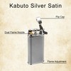 Kiribi Kabuto Japanese Pipe Lighter - Soft Angled Flame, Adjustable,