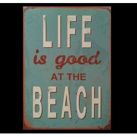 Decor Beach House Sign PHOTO Beach Decor Wall Photo LIFE IS GOOD AT THE BEACH