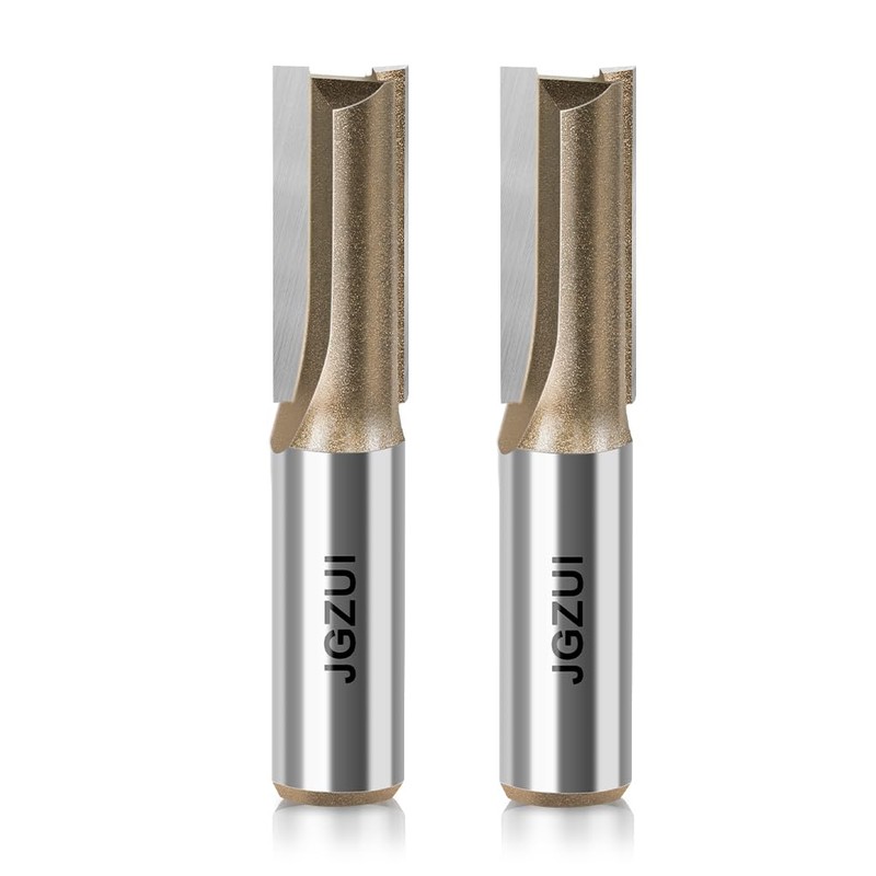 Router Bit Set for Woodworking, 1/2" Shank, Slotted Diameter 0.39inch，Straight