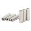 20Pcs M6 Female Thread Coupling Nut Practical Rustproof Stainless Steel