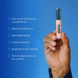 Corrector De Ojeras Y Manchas Arantza Alta Cobertura Mate 1w                                                                                          