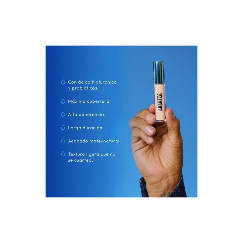 Corrector De Ojeras Y Manchas Arantza Alta Cobertura Mate 1w