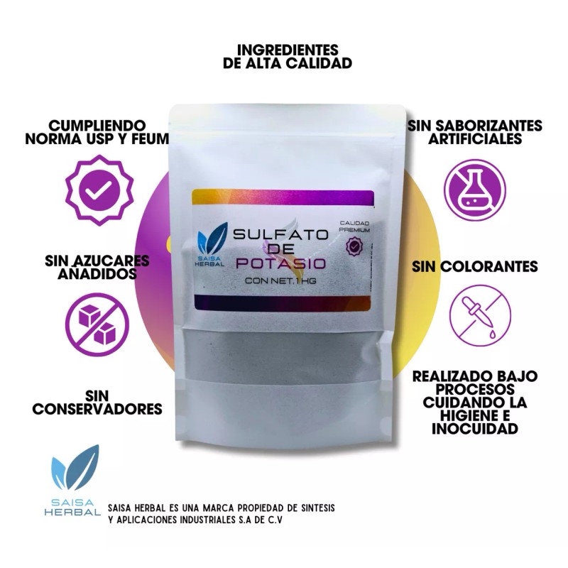 SAISA HERBAL Sulfato De Potasio 1 Kg