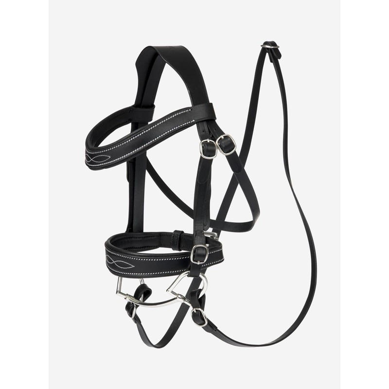 LeMieux Hobby Horse Competition Bridle Black - Padded Leather -