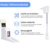 200cm Stadiometer Wall Mounted Growth Measuring Height Ruler, Roller Ruler