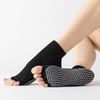 Non-slip Dot Women's Yoga Pilates Dance Toe Socks Size/Half-Toe Yellow 30ea