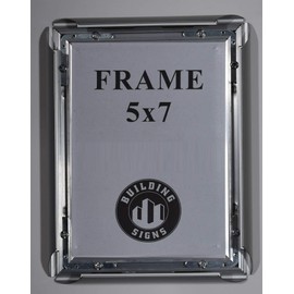 BUILDINGSIGNS.COM Elevator Certificate Visits Frame 5X7 (Aluminium, Card Size 5X7)