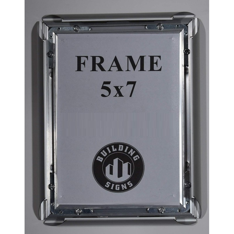 BUILDINGSIGNS.COM Elevator Certificate Visits Frame 5X7 (Aluminium, Card Size 5X7)