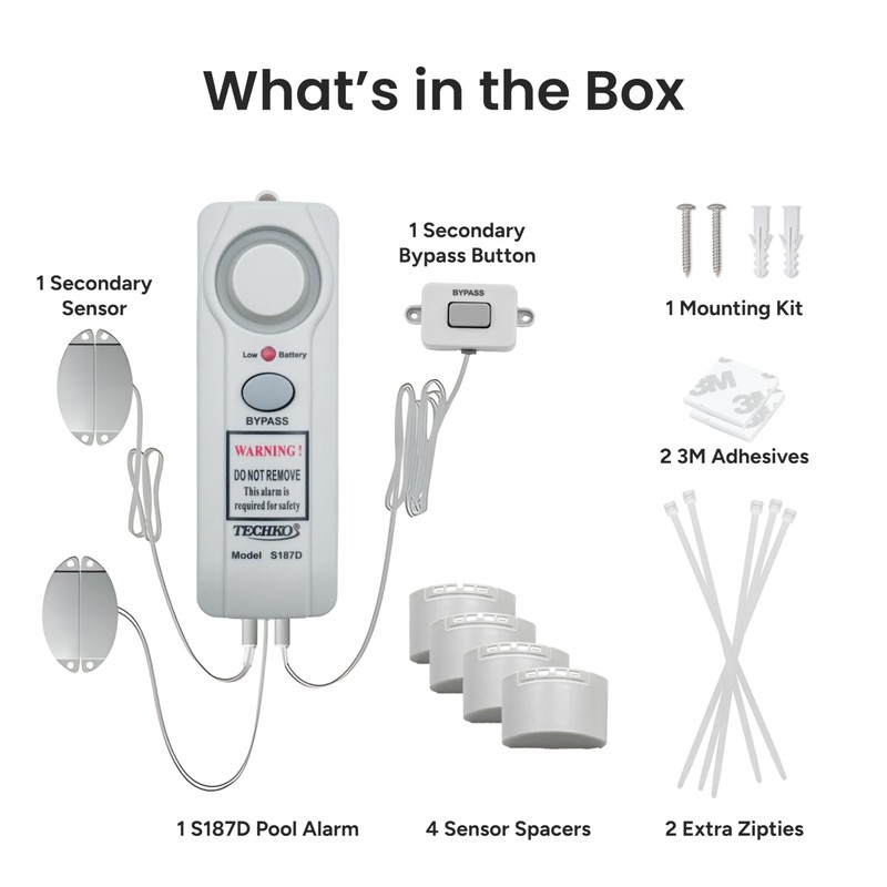 Techko S187D Safe Pool Alarm