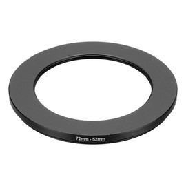 PATIKIL Step Down Ring Adapter 72mm to 52mm, Filter Step-down Rings Camera Lens Filters Metal Ring Digital for ND IR DSLR Lenses, Black