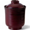 Bowl: Fukui Craft Chopstick Washing Bowl, Lacquerware, Small Line Drawing,