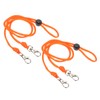 PATIKIL 44cm Neck Lanyard with Clasp, 2 Pcs Adjustable Long