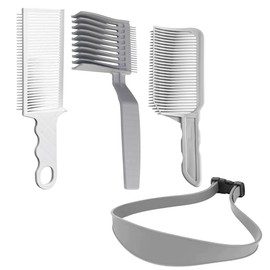 Hair Cutting Comb, Transition, Pack of 4, Hair Cutting Comb, Hairdressing Comb, Hair Cutting Comb for Men Set, Comb Adjustable Hair Cutting Aid for Hair Cutting Yourself, Compatible with All Hair