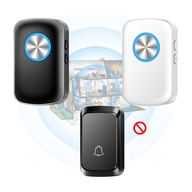 Wireless Doorbell Waterproof Smart Remote Control for The Elderly Pregnant