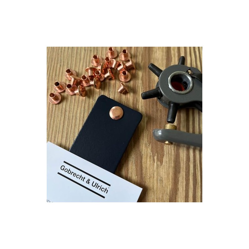 25 x 7mm Book Binding Screws & Posts - Copper-Coloured