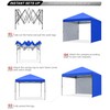 ABCCANOPY Easy Pop up Canopy Tent with 2 Sidewalls for