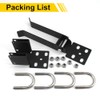 Heavy-Duty Chain Link Double Gate Latch for 1-3/8" Gate Frames,