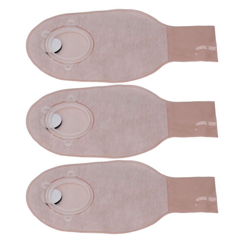 10PCS Colostomy Bags Non Woven Fabric One Piece Ostomy Bag