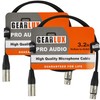 Gearlux XLR Microphone Cable, Fully Balanced, Male to Female, 3.2