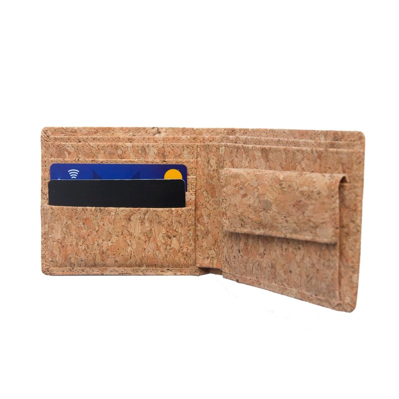 LOAM & LORE Vegan Cork Wallet, Natural