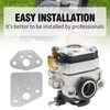 JUUDDENPARTS 20016-81020 Carburetor for Ryobi S430 Lawn Mower RY34001 RY34005