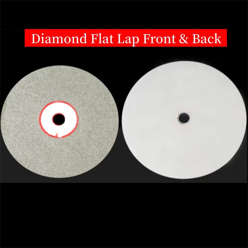 Diamond Flat Lap Disc Set 10 PCS, ENLAYER 4Inch Diamond