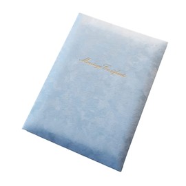 Kyoto Maltaya Marriage Certificate, Church Certificate, Suede Type, Light Blue, B5, With Photo Frame, Marriage Pledge (Church Light Blue)