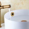 2 Pcs Brushed Brass Sink Overflow Ring, Brushed Nickel Bath