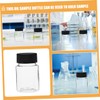 Alipis 24pcs Oil Sample Bottles Reagent Storage Container Cap for