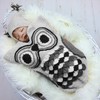 Crochet Pattern for Babys Owl Cocoon and Matching Hat in