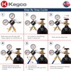 Kegco 762-N2 Nitrogen Regulator, 2 Product, Chrome