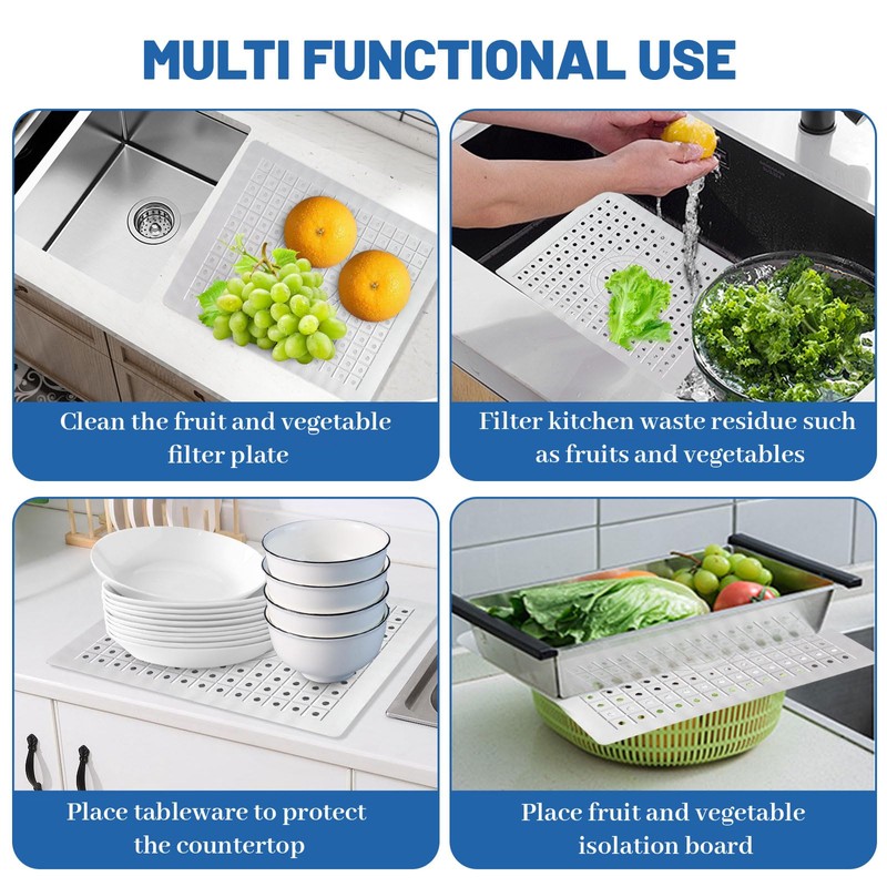 Kitchen Sink Mat, Drain Mat, Sink Protector Mats for Bottom