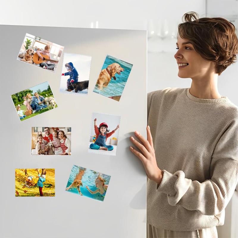 Pack of 12 Magnetic Picture Frames, 10 x 15 cm