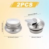 UNICRAFTALE 2pcs Stainless Steel Oil Painting Cups Single Palettes Container
