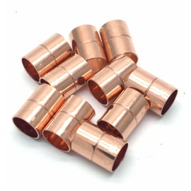 10mm End Feed Copper Equal Straight Coupling 1 x Pack of 10