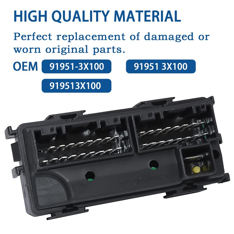 JEEFHO 91951-3X100 Engine Small Fuse Box Compatible with 2014 2015