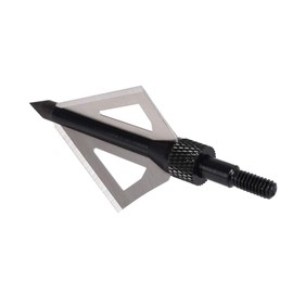 NIKA ARCHERY Broadheads 100 Grains 3 Blades Steel Arrows Heads for Archery Bow Hunting Outdoor - Pack of 12