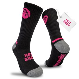 Unisex High Performance Wrestling Socks | Secure Fit & All‑Day Comfort | Breathable Moisture‑Wicking Mesh | Built in Arch Support | Black & Grey (Size 7-9)
