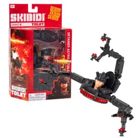 Skibidi Toilet Deluxe Figures Season 2 1380S2-4 Variants to Collect - Dark TV Man, Detainer Astro Toilet, Beserker Skibidi Mutant, Skibidi Toilet - Collectible Toy for Children 13+