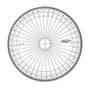 Graphoplex GX110G Full Circle Transparent Protractor